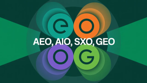 Optimizing for the Modern Web: Mastering AIO, GEO, AEO & SXO Strategies